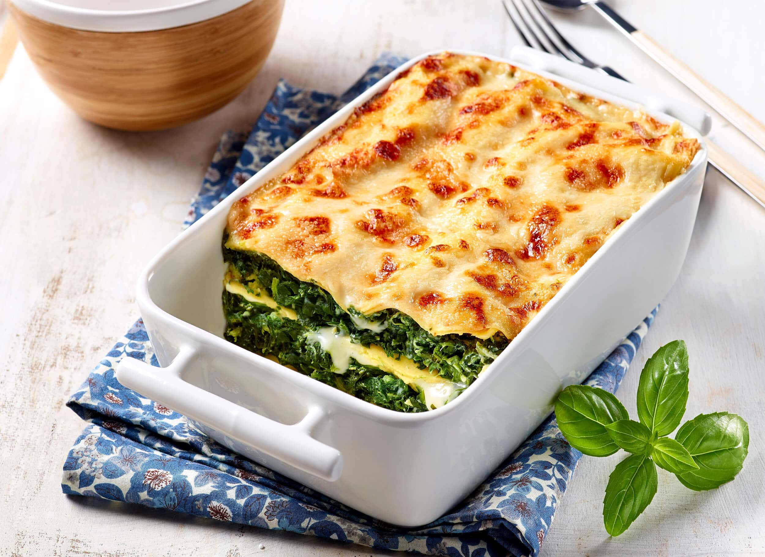 Lasagnes épinards ricotta - d'aucy foodservice